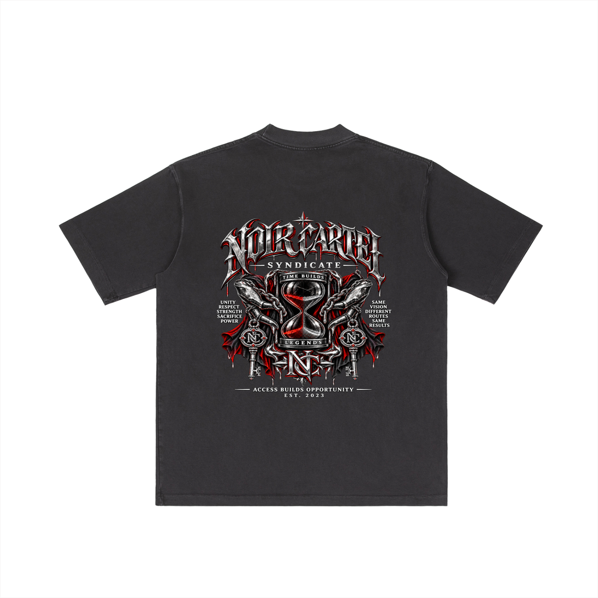 NOIR CARTEL SYNDICATE — DISCIPLINE & FREEDOM TEE