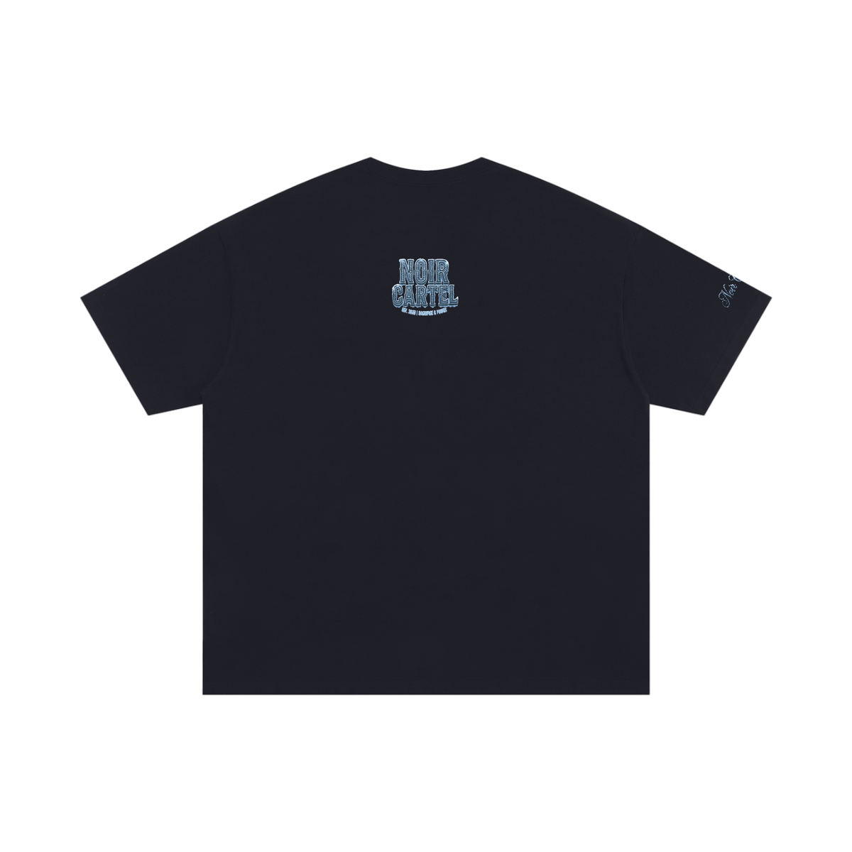 Noir Cartel Powder Blue bloc Cotton T-Shirt