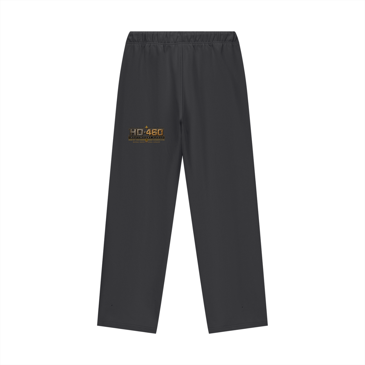 NOIR CARTEL HD-460 Heavyweight Fleeced Straight-Leg Pants — Black Beauty