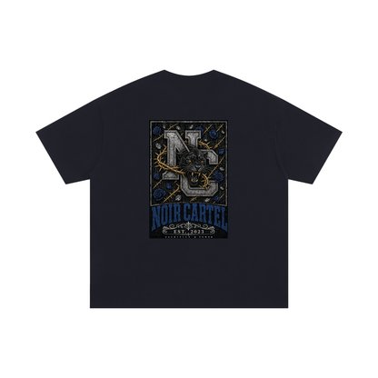 NOIR CARTEL OVERGROWTH — Thornbound NC Oversized Cotton Tee — Black