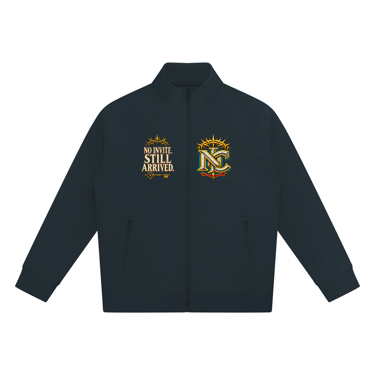 NOIR CARTEL HERITAGE — Blackout Edition Track Jacket — Navy