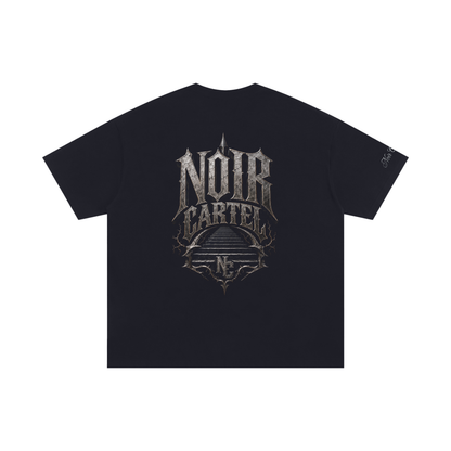 NOIR CARTEL UNSAID — Everybody Can't Go Oversized Cotton Tee — Black