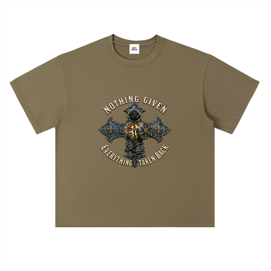 NOIR CARTEL Vault 300 GSM Tee — Deep Khaki