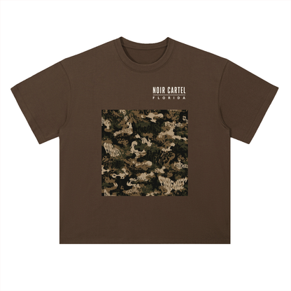 NOIR CARTEL FRENEMIES — Worldwide Camo Heavyweight Drop Shoulder Cotton Tee