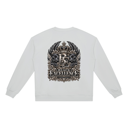 NOIR CARTEL BLOCKNOMICS — Excellence Crest Heavyweight Crewneck Sweatshirt