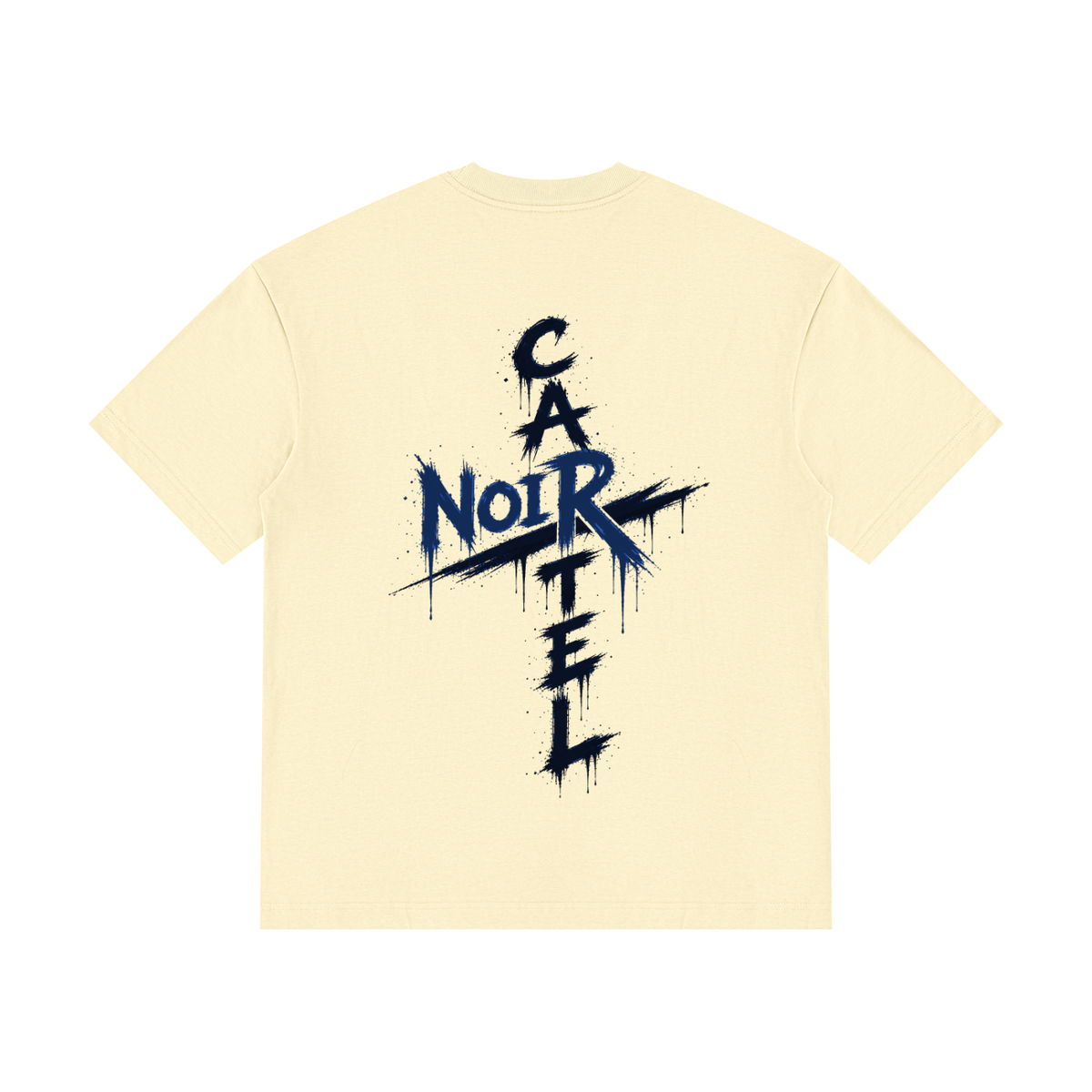 NOIR CARTEL OVERGROWTH — Rose Gospel — Blue Drop-Shoulder Tee