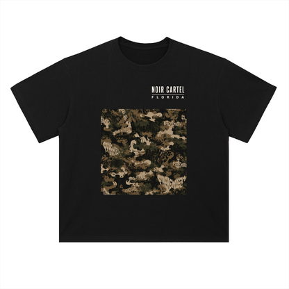 NOIR CARTEL FRENEMIES — Worldwide Camo Heavyweight Drop Shoulder Cotton Tee