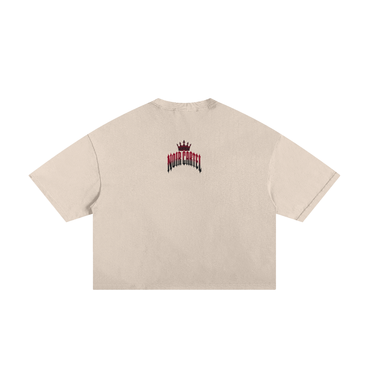 NOIR CARTEL MADE MEN — Blood Oath — Wine Frayed Boxy Tee