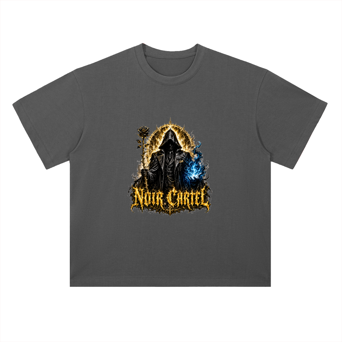 NOIR CARTEL MADE MEN — The Council Reaper 300 GSM Drop-Shoulder Tee
