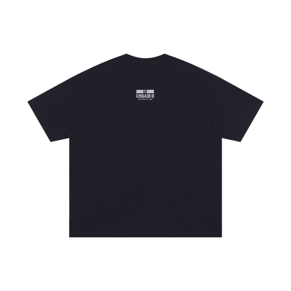NOIR CARTEL UNSAID — The Version They Miss Oversized Cotton Tee — Black