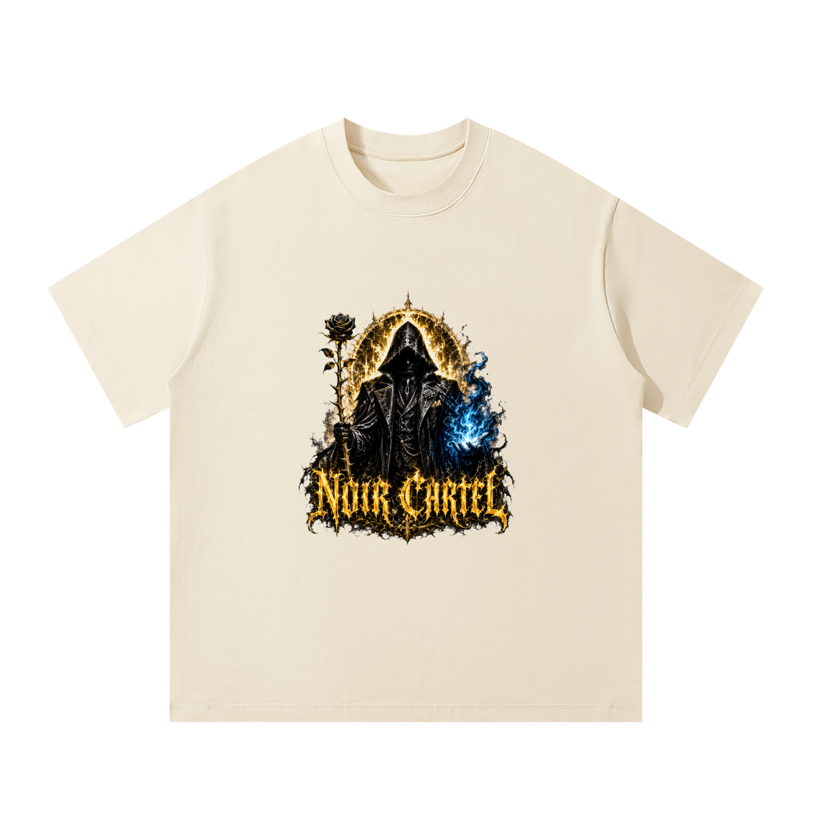 NOIR CARTEL MADE MEN — The Council Reaper 300 GSM Oversized Tee