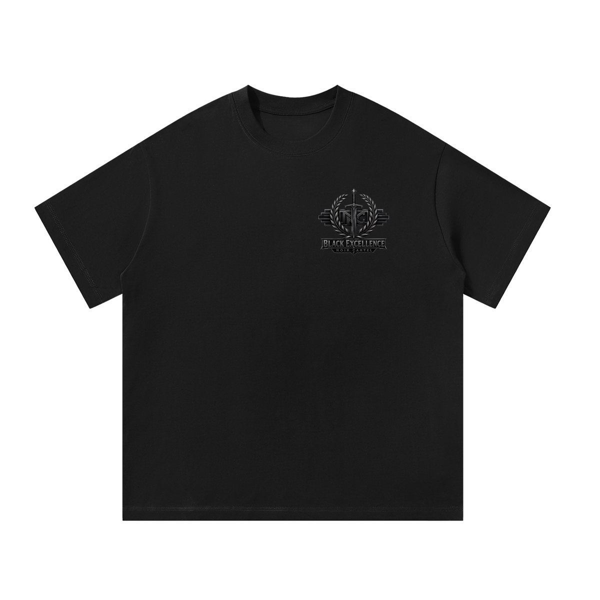 NOIR CARTEL BLACK EXCELLENCE — Crowned NC Oversized Tee — Black