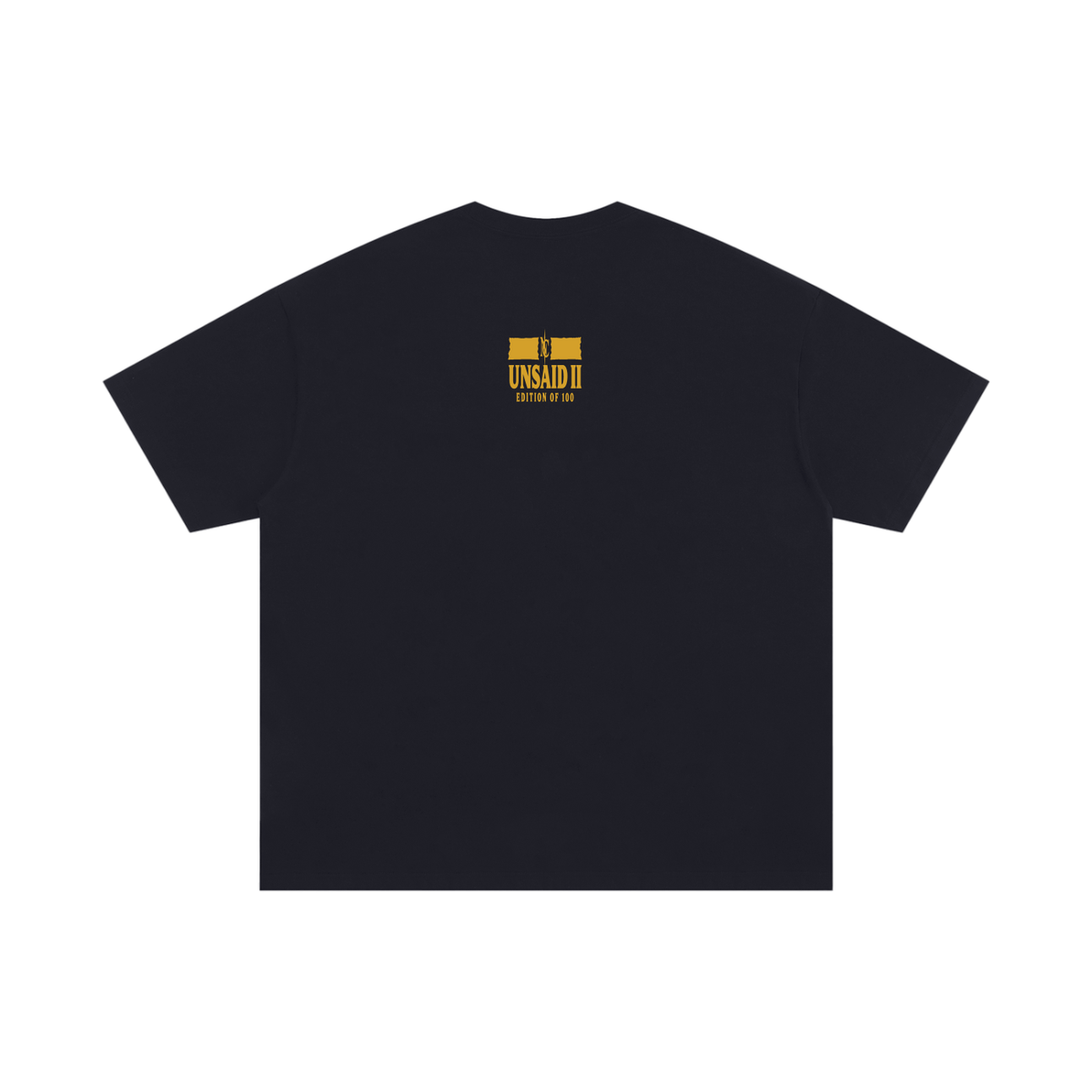 NOIR CARTEL UNSAID II — I Still Showed Up 250 GSM Oversized Tee — Black