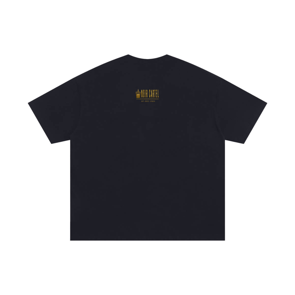 NOIR CARTEL ALONE IS POWER — Respect Is Earned Oversized Cotton Tee — Black