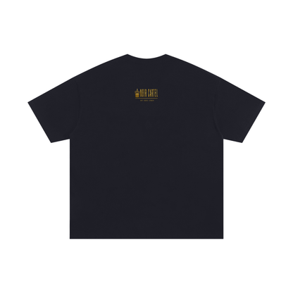 NOIR CARTEL ALONE IS POWER — Respect Is Earned Oversized Cotton Tee — Black