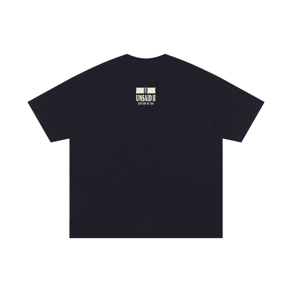 NOIR CARTEL UNSAID II — The Strong One 250 GSM Oversized Tee — Black