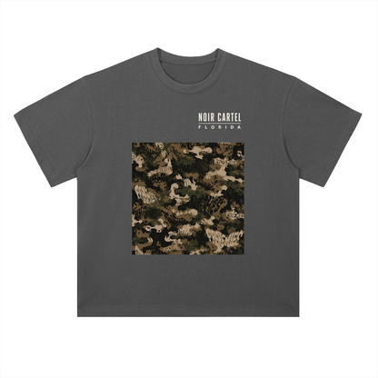 NOIR CARTEL FRENEMIES — Worldwide Camo Heavyweight Drop Shoulder Cotton Tee