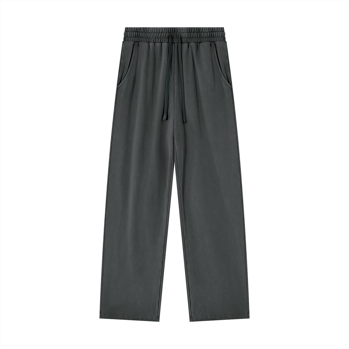 NOIR CARTEL SYNDICATE — House Rules Heavyweight Vintage Wash Sweatpants — Dark Gray