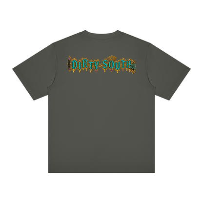 NOIR CARTEL HOOD DIVISION — Wild Hood — Down South Regular Crewneck Tee — Dark Gray