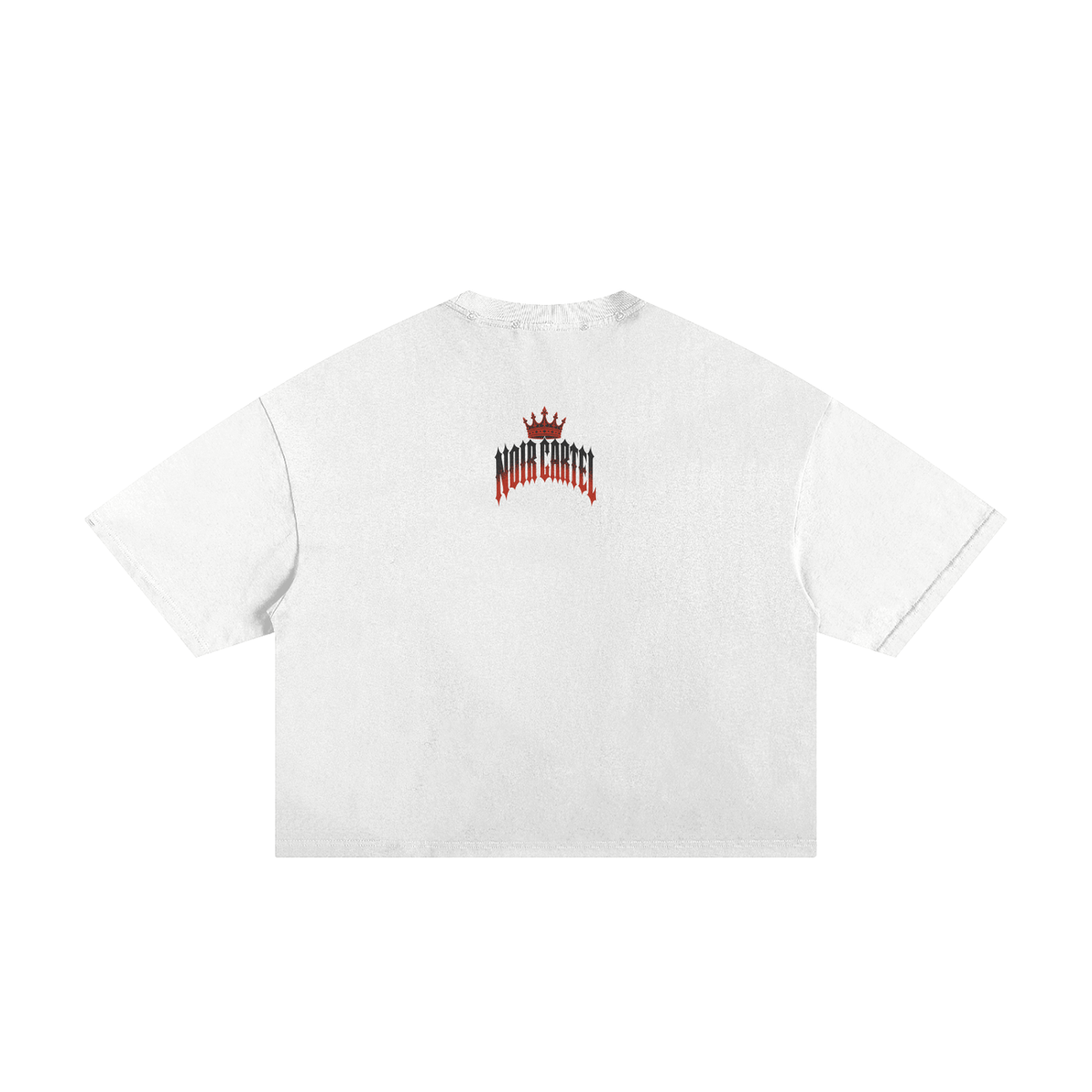NOIR CARTEL MADE MEN — Blood Oath — Rust Frayed Boxy Tee