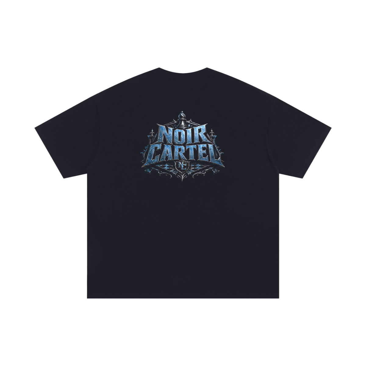 NOIR CARTEL UNSAID — Every Move Has a Cost Oversized Cotton Tee — Black