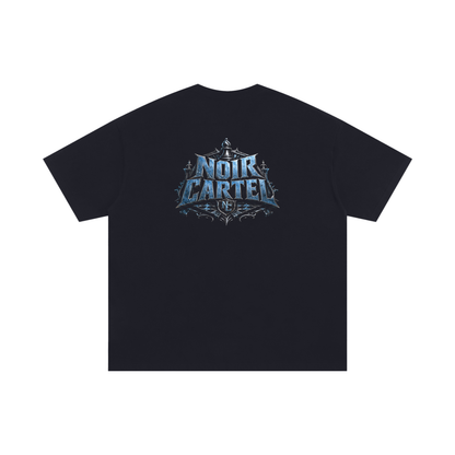 NOIR CARTEL UNSAID — Every Move Has a Cost Oversized Cotton Tee — Black