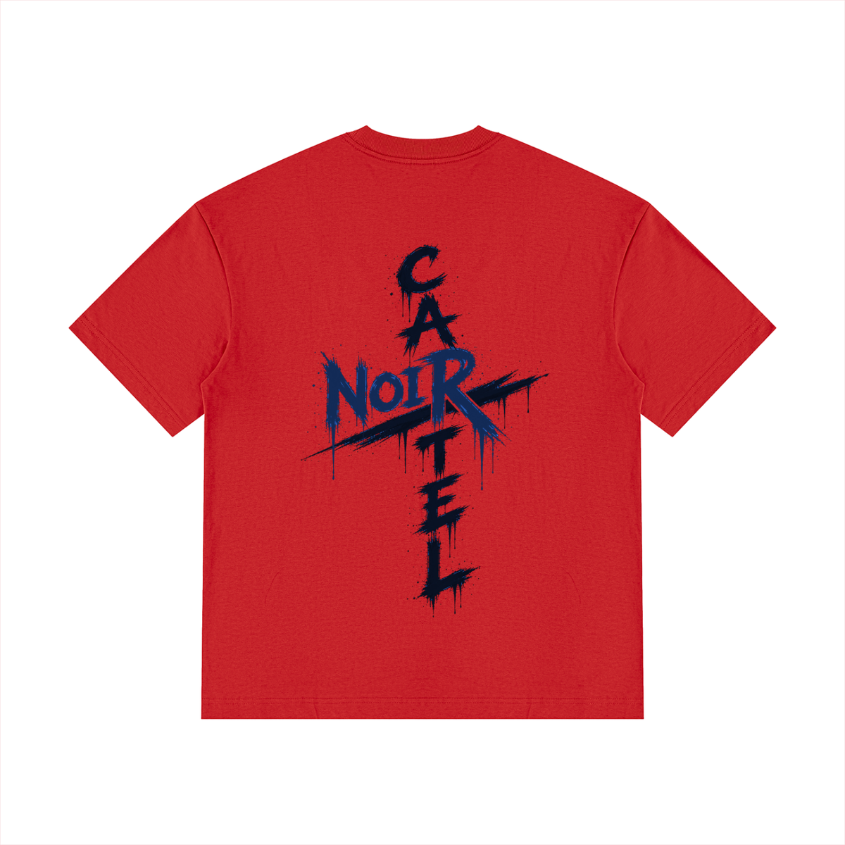NOIR CARTEL OVERGROWTH — Rose Gospel — Blue Drop-Shoulder Tee