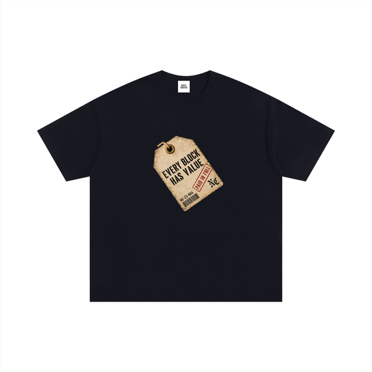 NOIR CARTEL Blocknomics Paid In Full Tee — Black