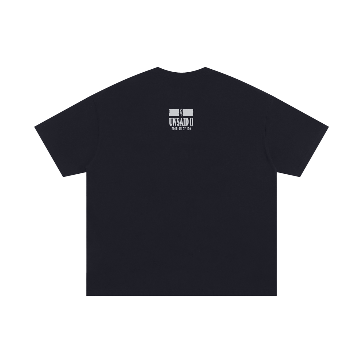 NOIR CARTEL UNSAID — I Got Clear Oversized Cotton Tee — Black
