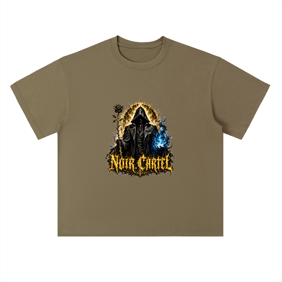 NOIR CARTEL MADE MEN — The Council Reaper 300 GSM Drop-Shoulder Tee