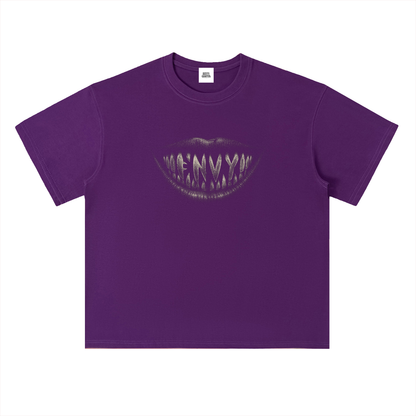 NOIR CARTEL FRENEMIES — Smiling Faces — Khaki Heavyweight Drop Shoulder Cotton Tee