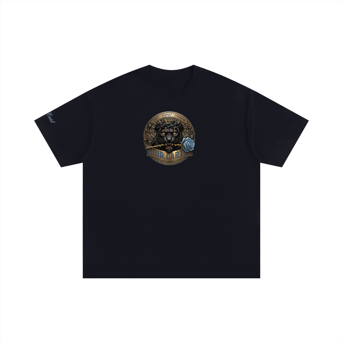 Noir Cartel Powder Blue bloc Cotton T-Shirt