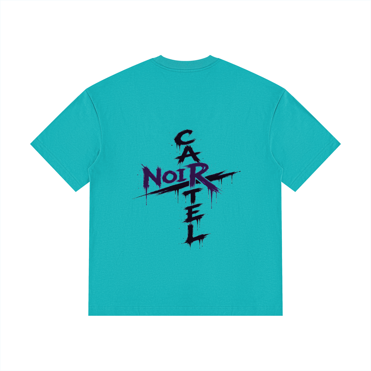 NOIR CARTEL OVERGROWTH — Rose Gospel — Purple Drop Shoulder Cotton Tee