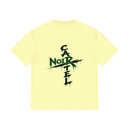 NOIR CARTEL OVERGROWTH — Rose Gospel — Green Drop Shoulder Cotton Tee
