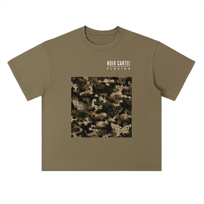 NOIR CARTEL FRENEMIES — Worldwide Camo Heavyweight Drop Shoulder Cotton Tee