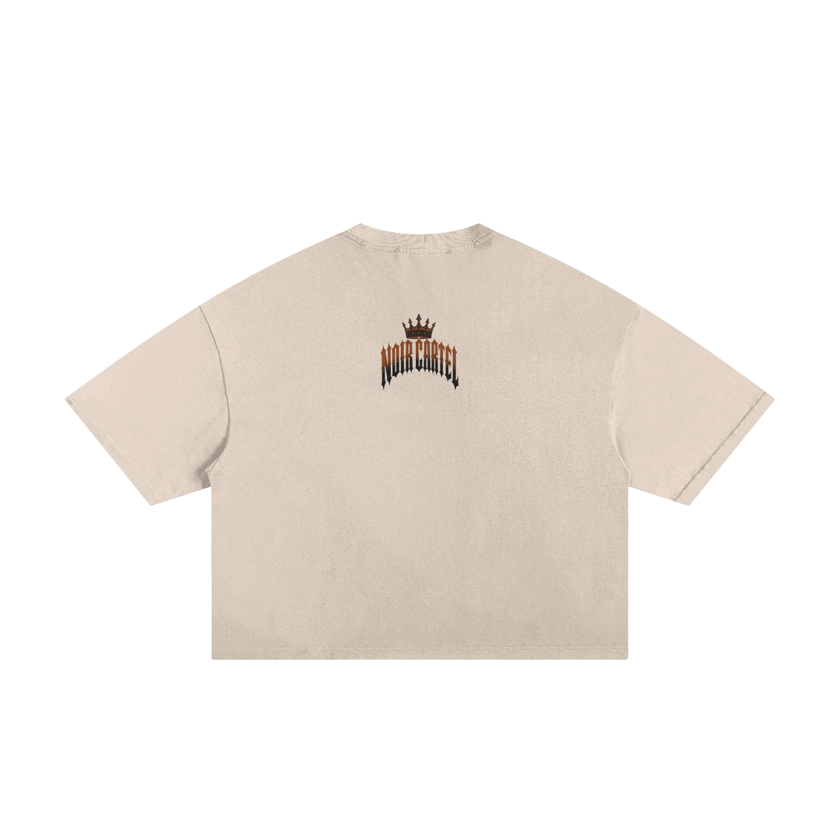NOIR CARTEL MADE MEN — Blood Oath — Copper Frayed Boxy Tee