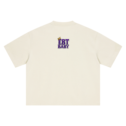 NOIR CARTEL UNSAID — EBT BABY 400 GSM Boxy Tee — Mild Apricot