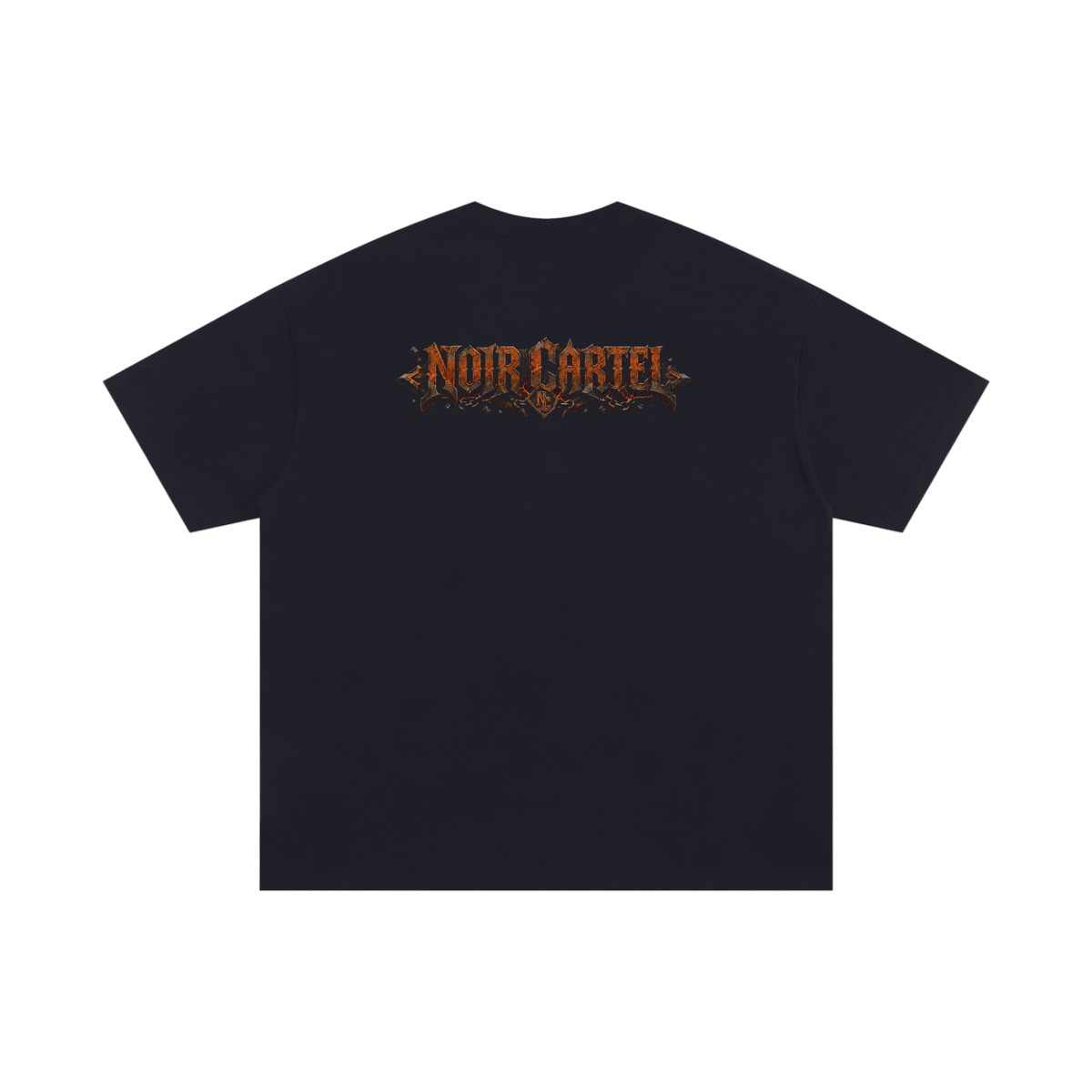 NOIR CARTEL UNSAID — Built From What Tried to Break Me Oversized Cotton Tee — Black