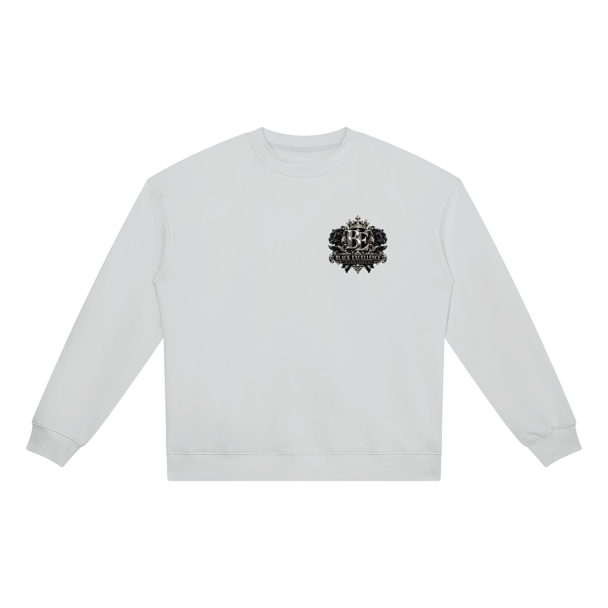 NOIR CARTEL BLOCKNOMICS — Excellence Crest Heavyweight Crewneck Sweatshirt