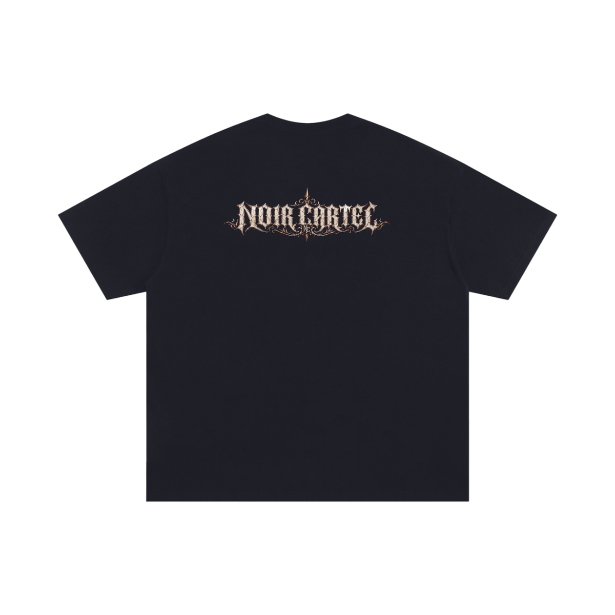 NOIR CARTEL UNSAID — Scars Still Shine Oversized Cotton Tee — Black