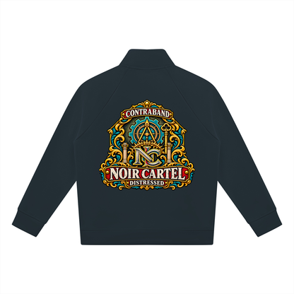 NOIR CARTEL HERITAGE — Blackout Edition Track Jacket — Navy