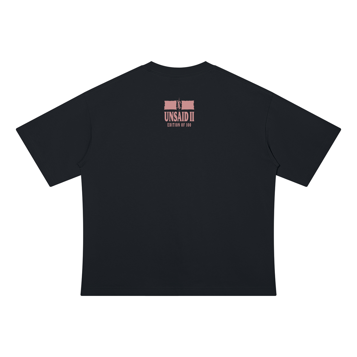 NOIR CARTEL UNSAID II — I Loved Them 250 GSM Drop-Shoulder Tee — Black