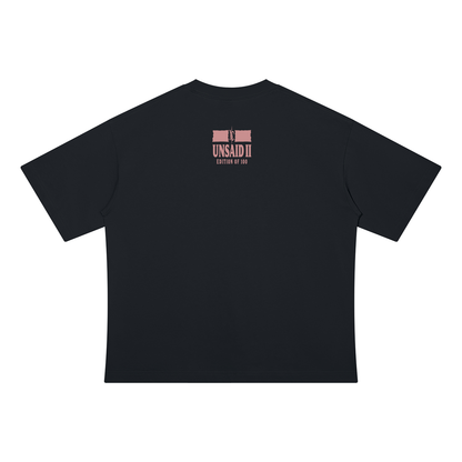 NOIR CARTEL UNSAID II — I Loved Them 250 GSM Drop-Shoulder Tee — Black