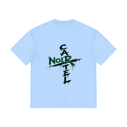 NOIR CARTEL OVERGROWTH — Rose Gospel — Green Drop Shoulder Cotton Tee