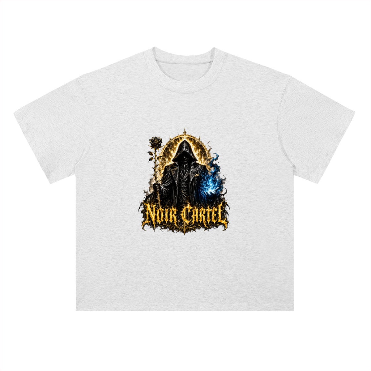 NOIR CARTEL MADE MEN — The Council Reaper 300 GSM Drop-Shoulder Tee