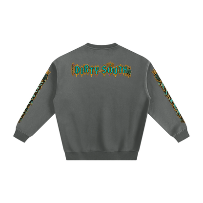 NOIR CARTEL HOOD DIVISION — Wild Hood — Down South Fleeced Sweatshirt — Gray