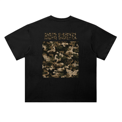 NOIR CARTEL FRENEMIES — Worldwide Camo Heavyweight Drop Shoulder Cotton Tee