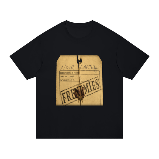 NOIR CARTEL States Evidence 230 GSM Tee — Black
