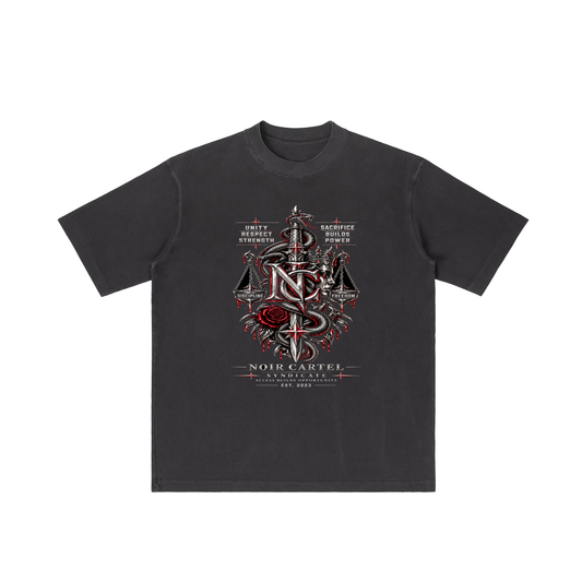 NOIR CARTEL SYNDICATE — DISCIPLINE & FREEDOM TEE
