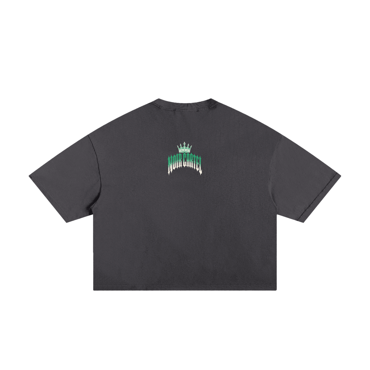 NOIR CARTEL MADE MEN — Blood Oath — Mint Frayed Boxy Tee